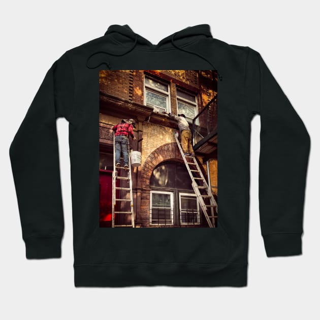 Harlem Street Manhattan New York City Hoodie by eleonoraingrid